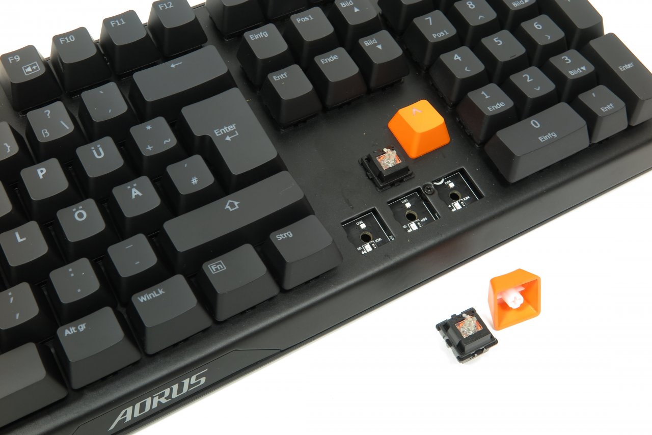 [24/07/2019] Gigabyte Aorus K9 Optical: Ist Gigabytes Gamer-Keyboard mit optischen, austauschbaren Tastern ein toller Spielpartner? (20)
