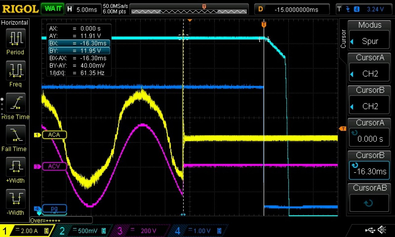 [30/07/2019] Fractal Ion+ 560P im Test: Hold Up Time