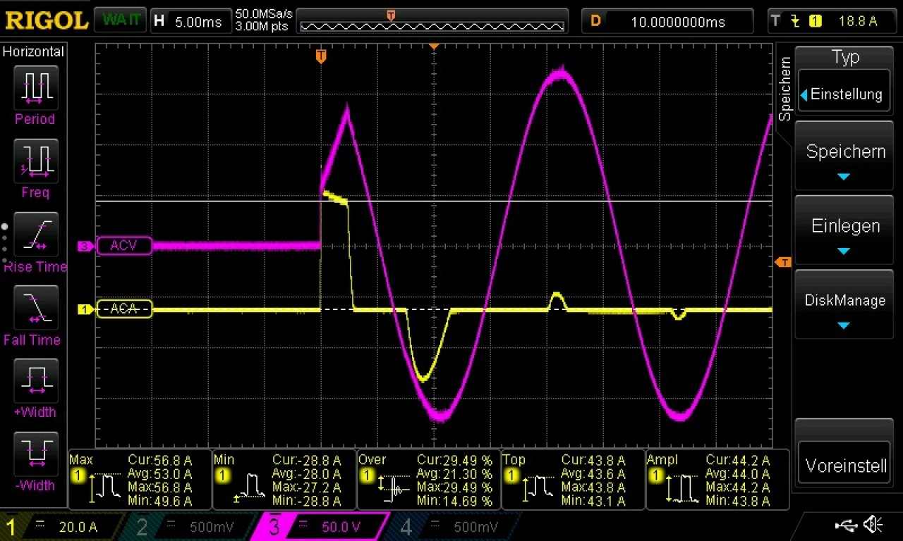 [30/07/2019] Fractal Ion+ 560P im Test: Einschaltstrom