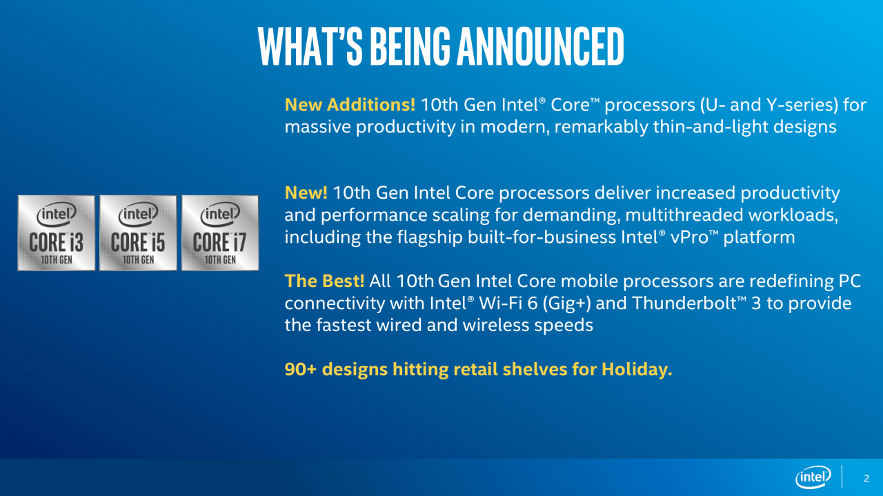 [21/08/2019] &nbsp;Intel Comet Lake: 8 neue Prozessoren vom Typ Core i 10000&nbsp; (2)