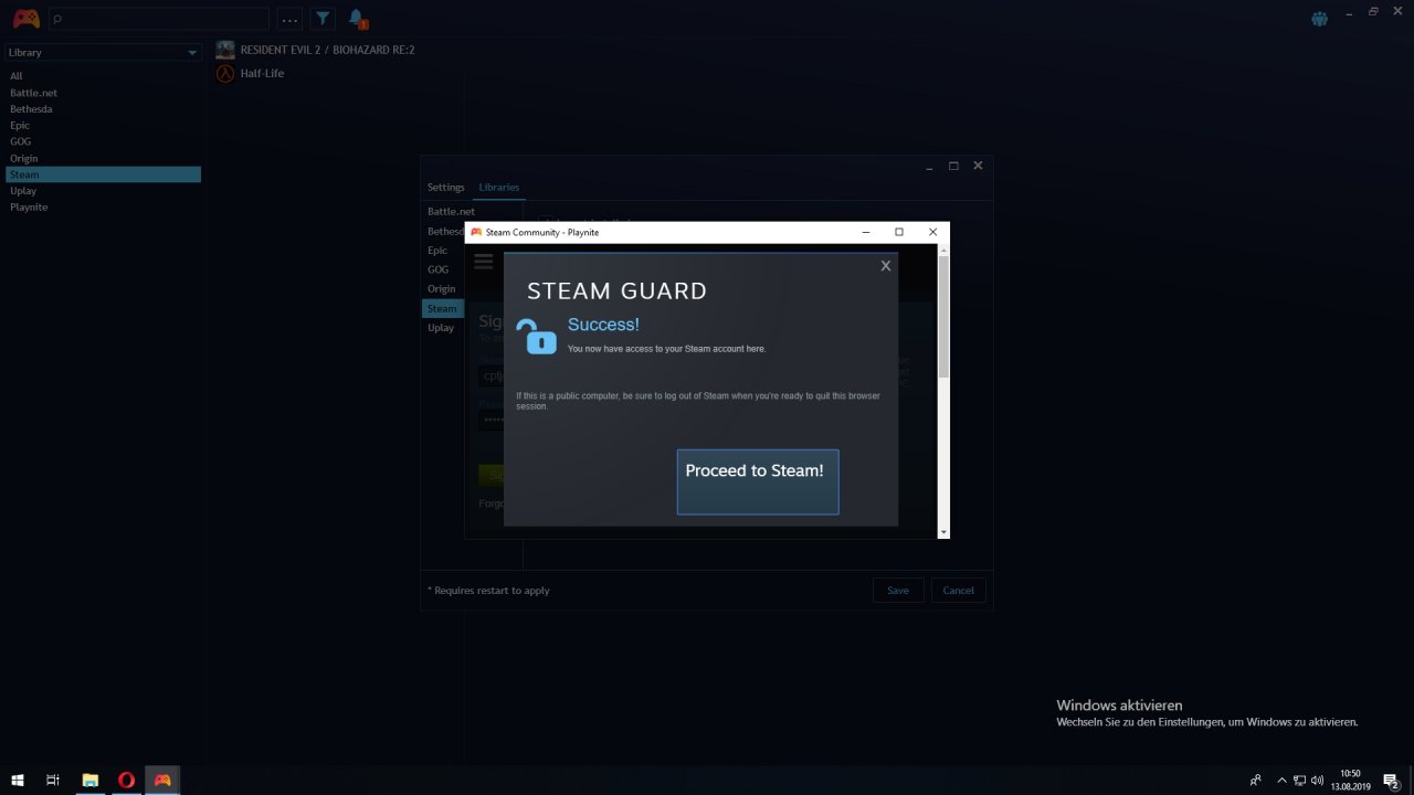 [13/08/2019] Gog Galaxy 2.0: Anmeldung Playnite