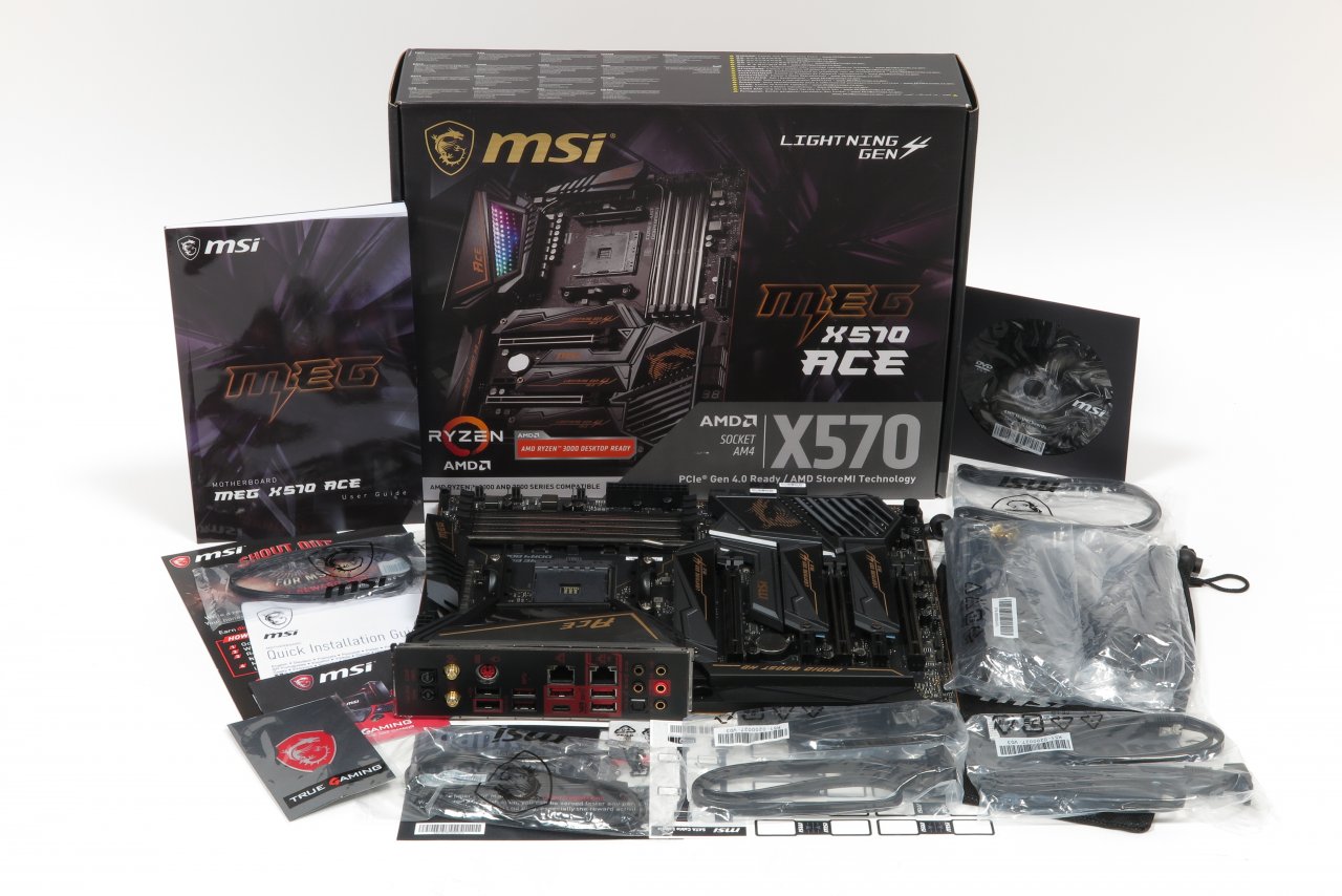 [06/08/2019] MSI X570 Ace: Packungsinhalt