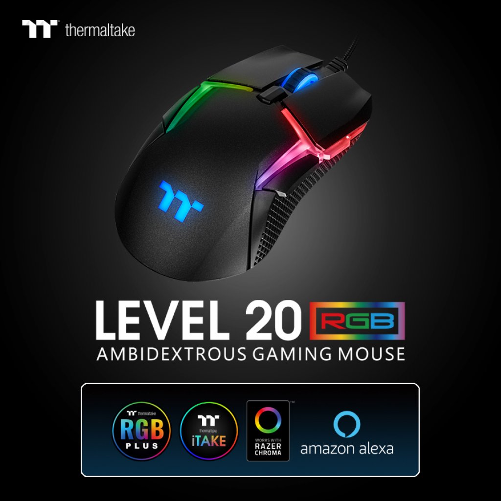 [19/08/2019] Thermaltake Level 20 Gaming Mouse