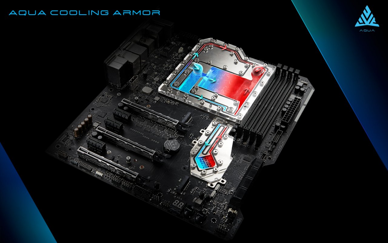 [09/09/2019] Asrock X570 Aqua: Limitiertes Board mit Wasserkühlung geht in den Handel (1)