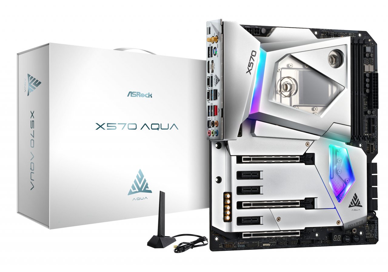 [09/09/2019] Asrock X570 Aqua: Limitiertes Board mit Wasserkühlung geht in den Handel (2)