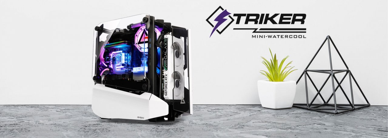 [03/09/2019] Antec Striker: Offenes ITX-Gehäuse mit extravaganter Optik vorgestellt
