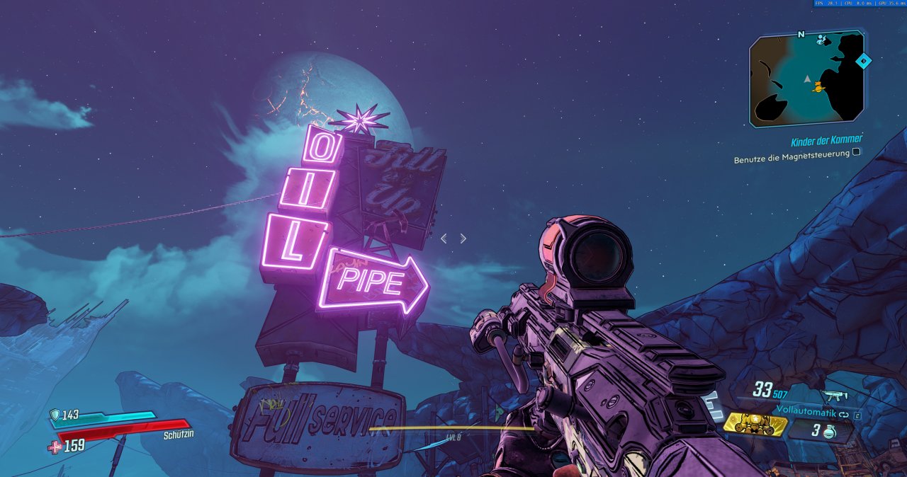 [27/09/2019] Borderlands 3 im Techniktest (Bilder: 4K-DCI, maxed und downsampled auf Vega Frontier Edition) (8)