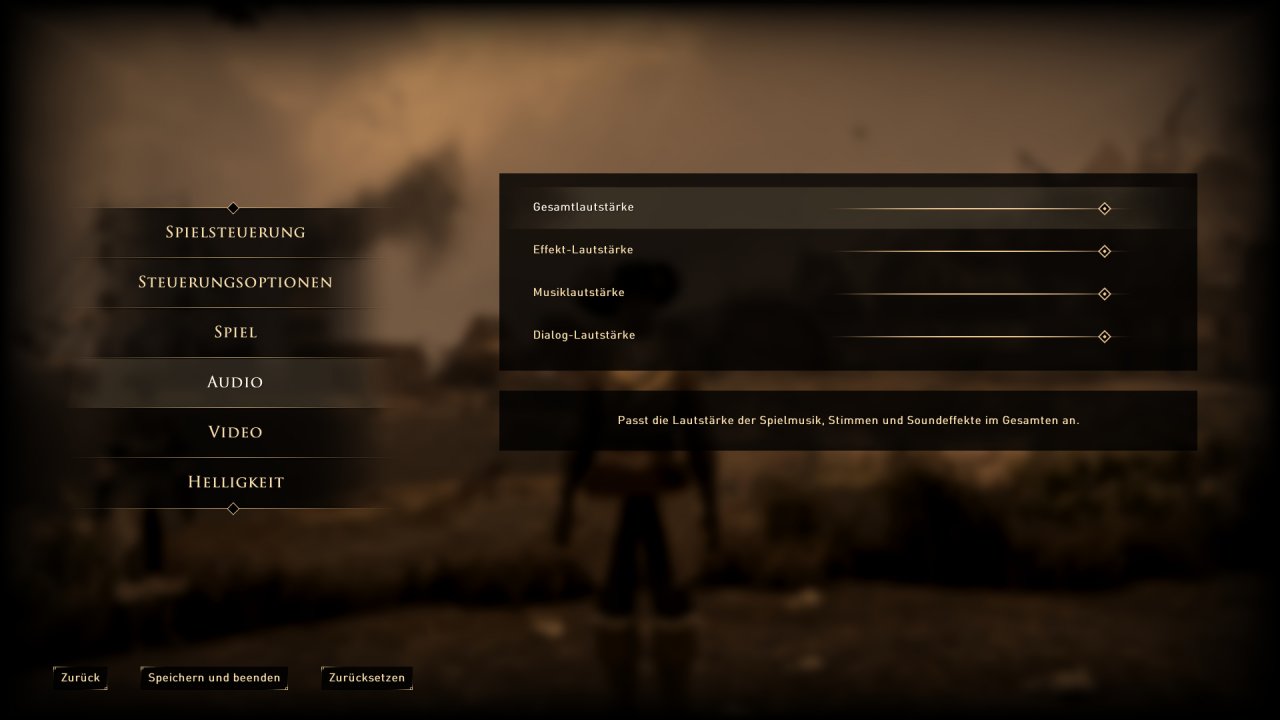 [11/09/2019] Greedfall - Menü -&nbsp; Audio