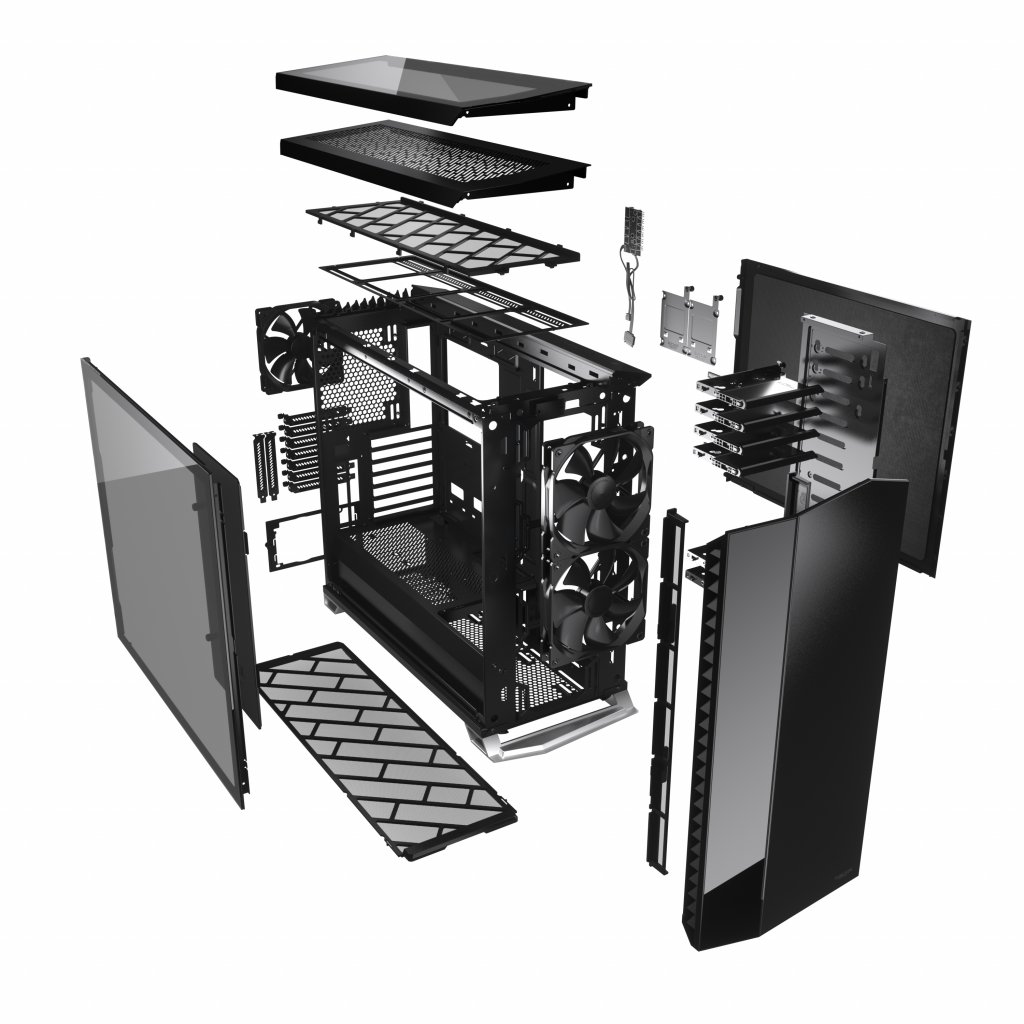 [17/09/2019] Fractal Design Vector RS: Dezenter RGB-Lichtspieler mit Designeroptik und modularen Innenraum im Test (48)