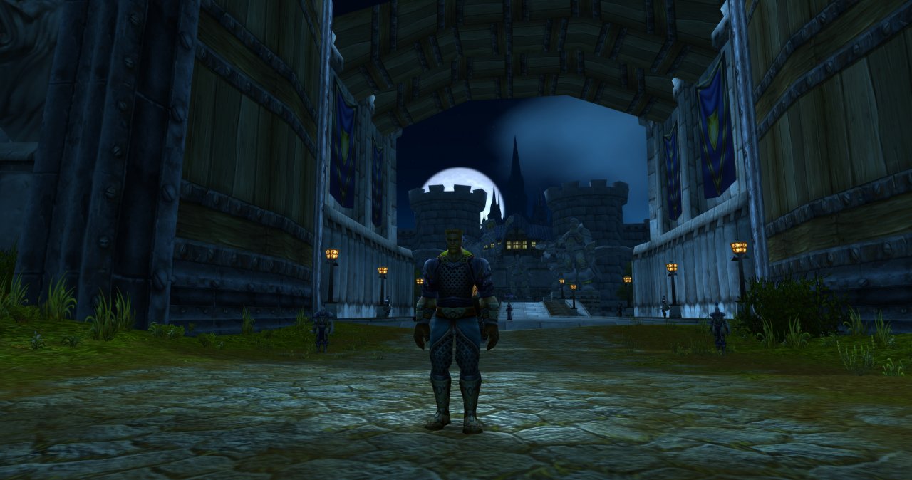 [07/09/2019] WoW Classic: Stormwind bei Vollmond