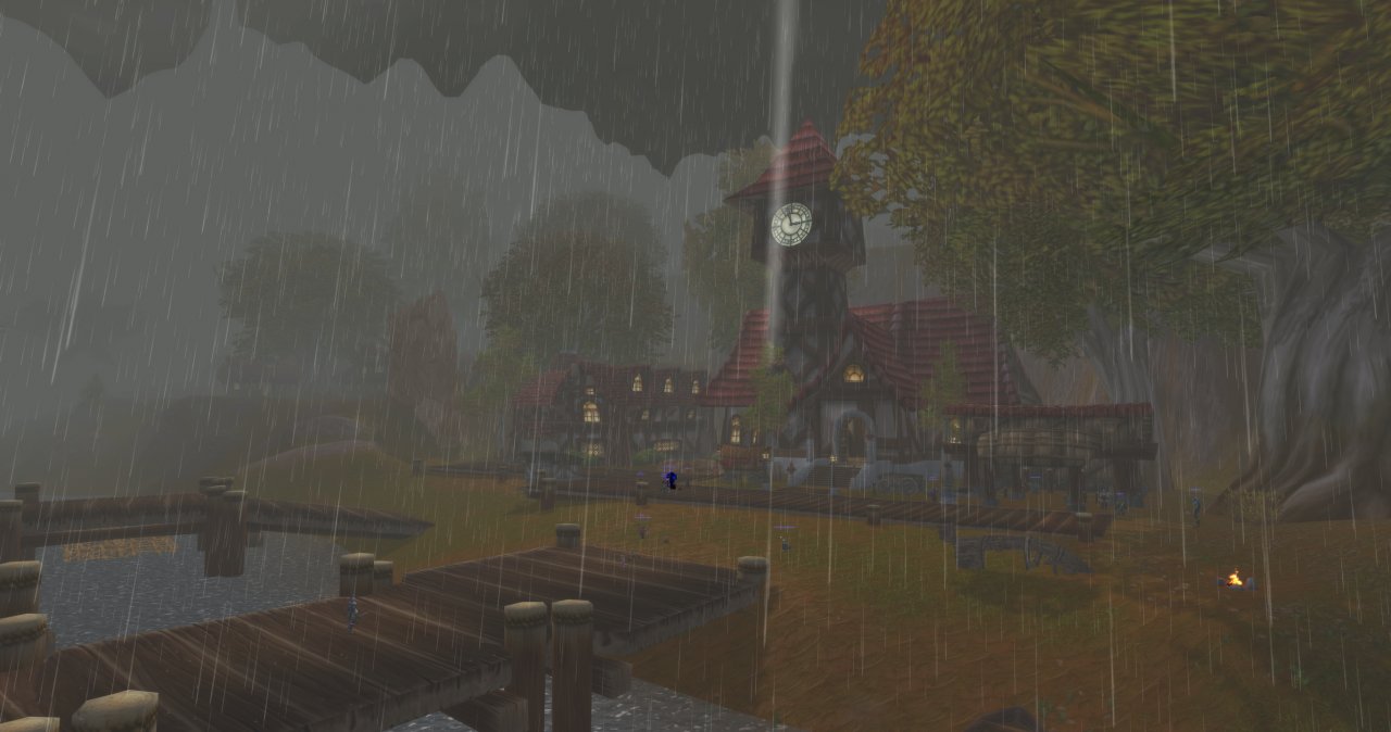 [07/09/2019] WoW Classic: Lakeshire bei Regen