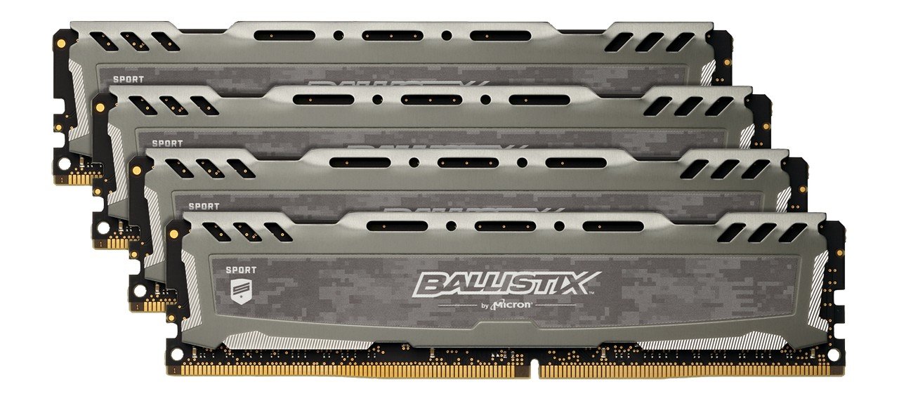 [01/10/2019] Ballistix Sport LT 4× 8 DDR4-3200 (BLS4K8G4D32AESBK): 8 Punkte