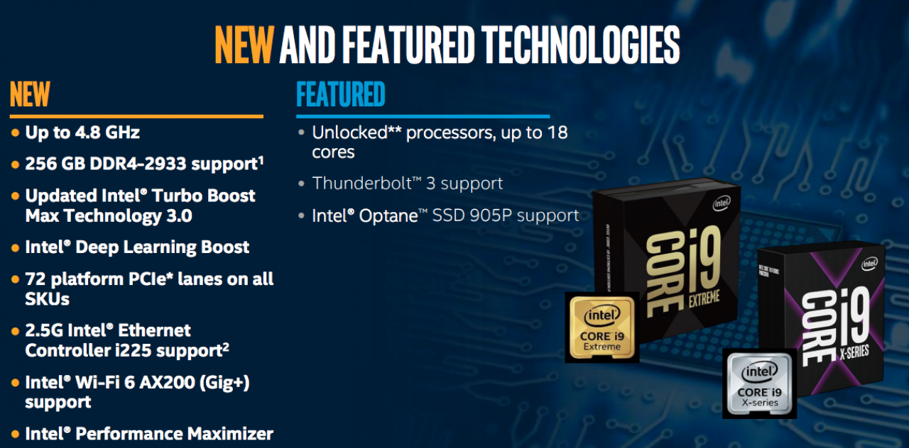 [02/10/2019] Cascade Lake X: Intel mit neuem Microcode für besseres Overclocking (1)