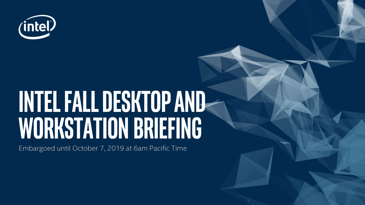 [07/10/2019] Intel: Präsentation zu Xeon W-2200 und Core-i9 X (1)