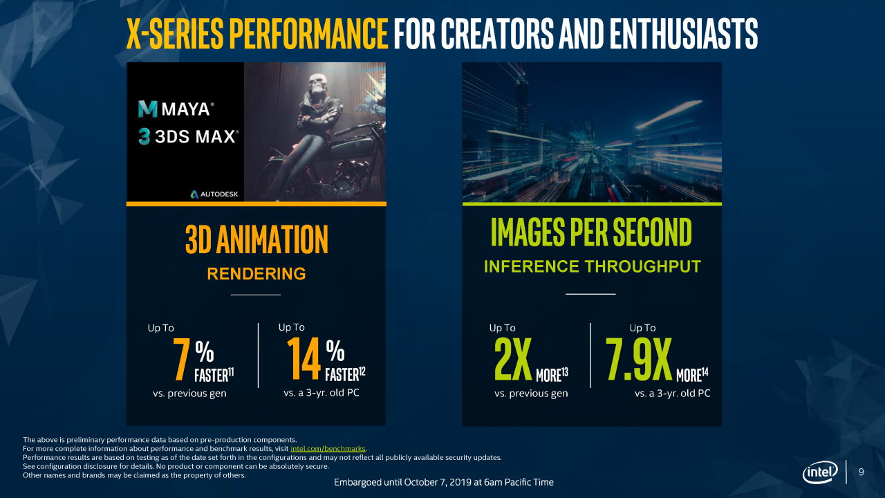 [07/10/2019] Intel: Präsentation zu Xeon W-2200 und Core-i9 X (9)