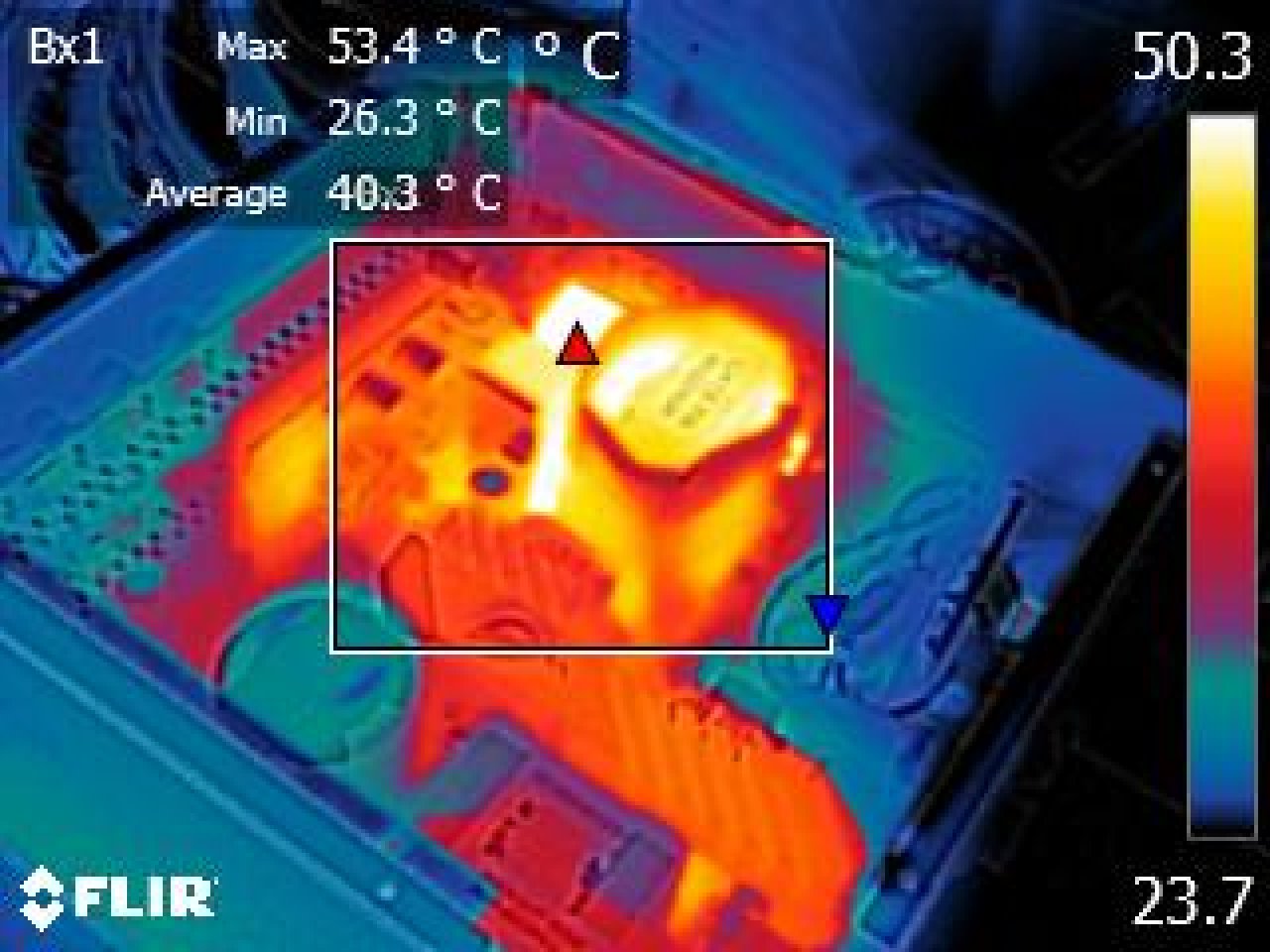 [22/10/2019] Asus Thor 850W im Test: Wärmebild