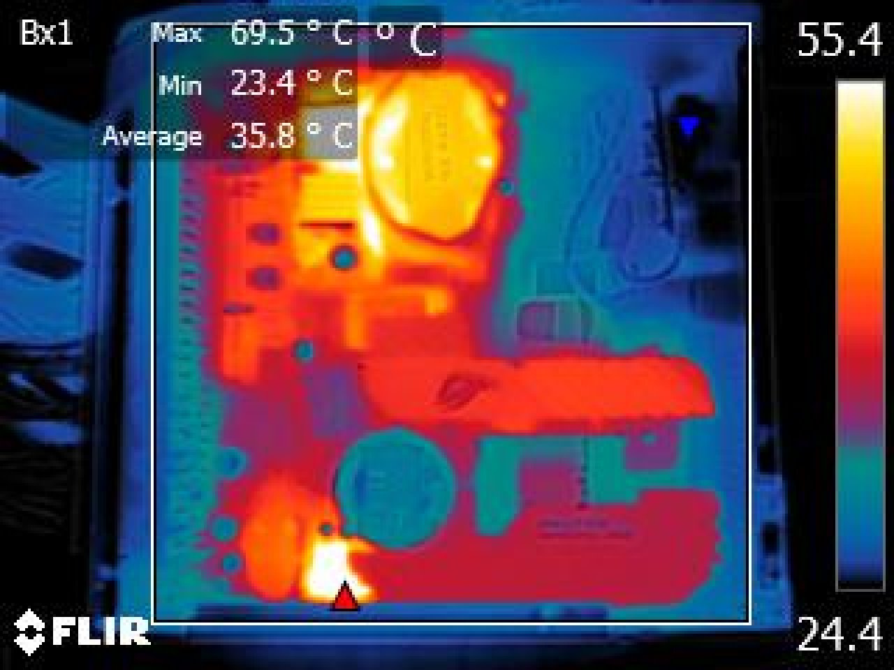[22/10/2019] Asus Thor 850W im Test: Wärmebild
