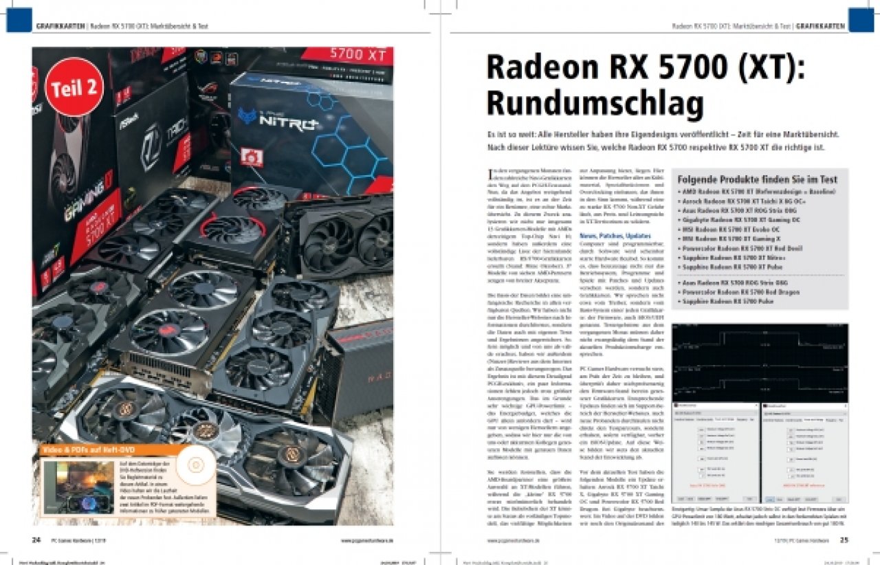 [29/10/2019] PCGH 12/2019 Ausgabe #230:&nbsp; Navi-Custom-Designs im Test