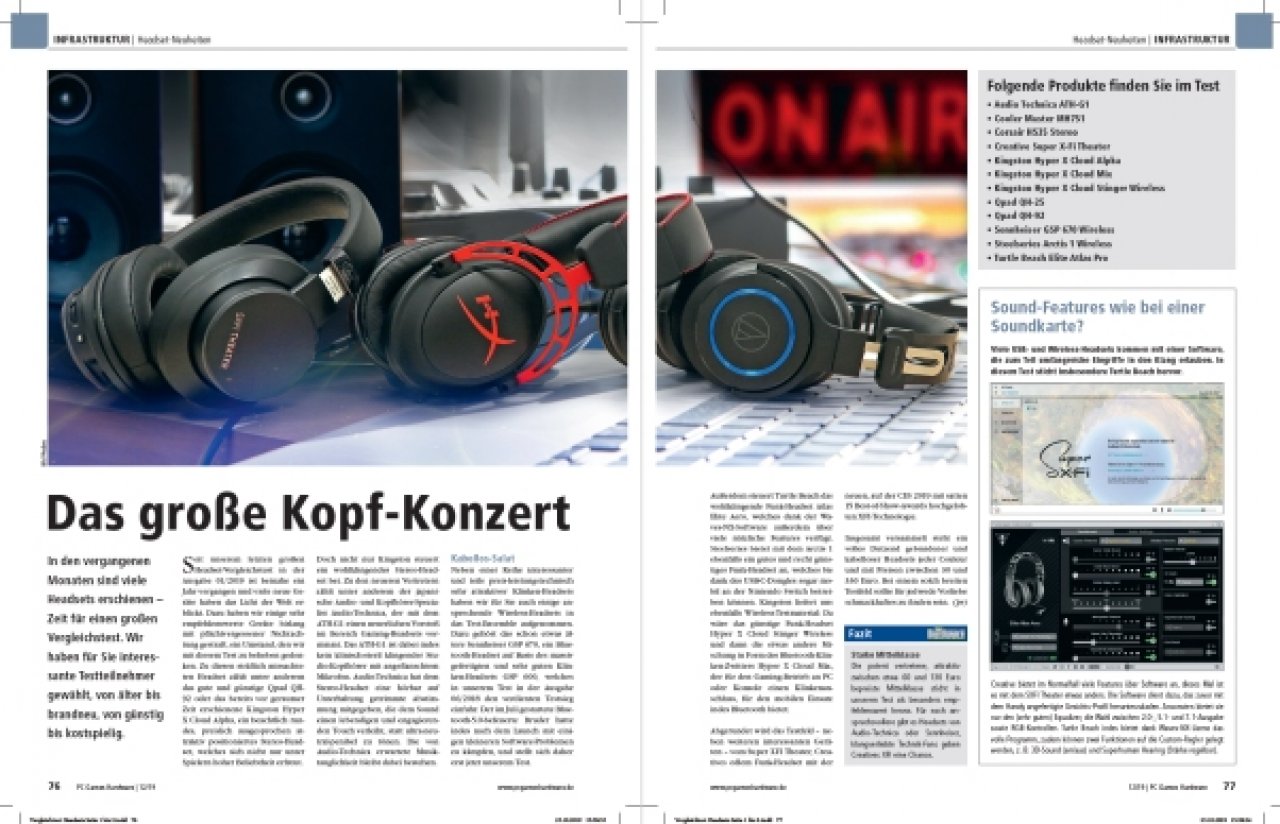 [29/10/2019] PCGH 12/2019 Ausgabe #230: 12 Headsets im Test