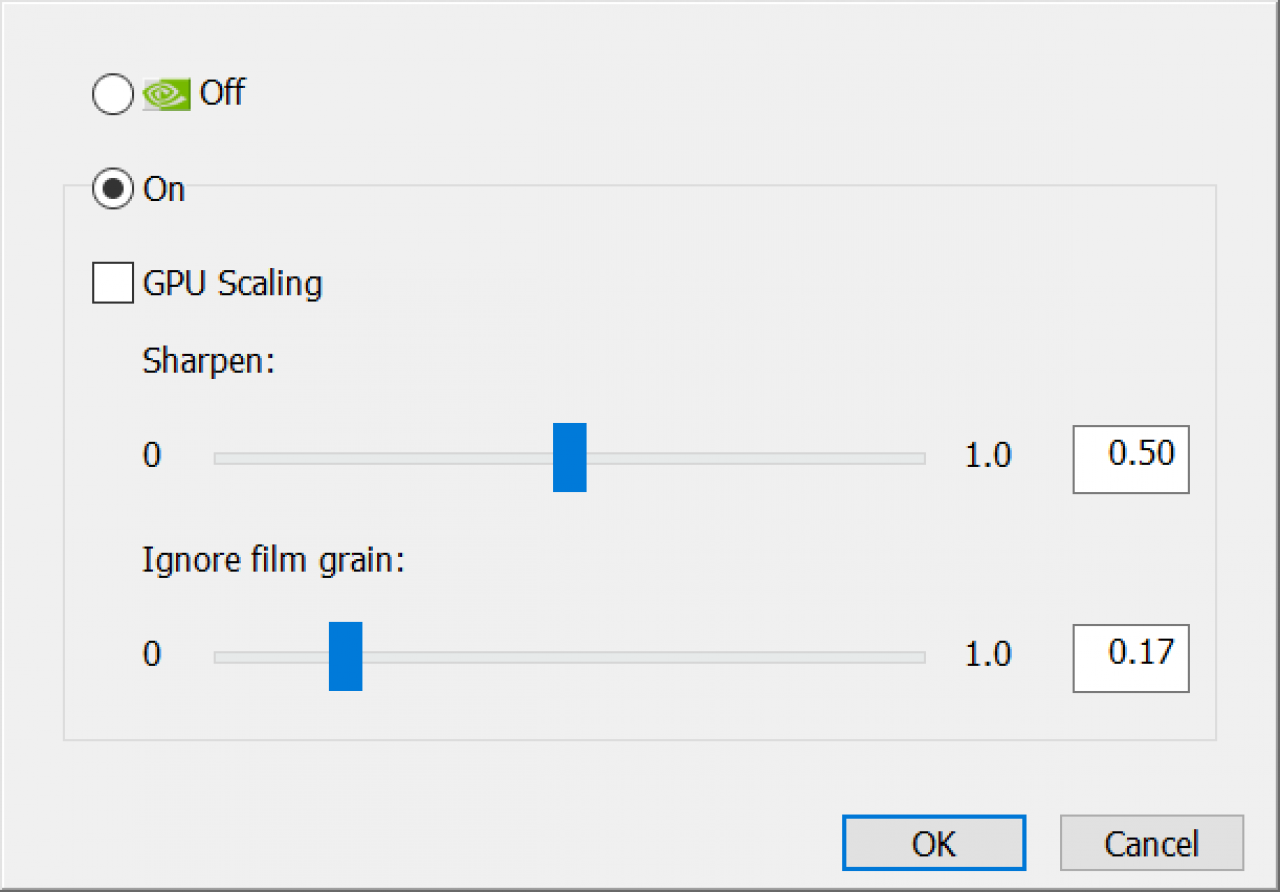 [28/10/2019] Nvidia Geforce Driver Control Panel v441.07 Beta Image Sharpening ON