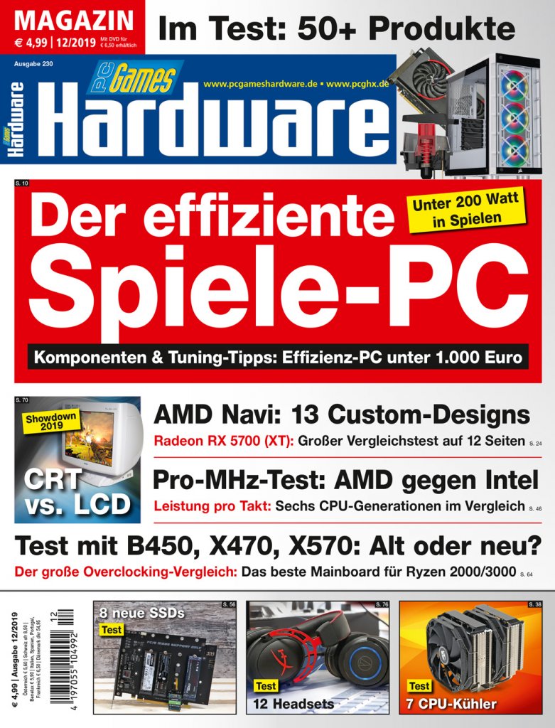 [29/10/2019] PCGH 12/2019 Ausgabe #230:&nbsp;Magazin-Ausgabe
