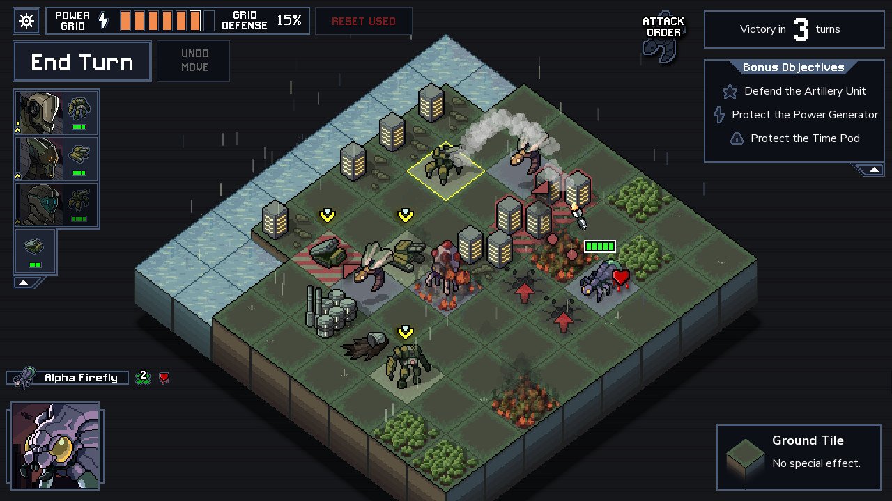 [23/10/2019] Into the Breach: In diesem rundenbasierten Strategiespiel von 2018 muss sich die Menschheit gegen riesige Monster, die Vek, durchsetzen. Der Spieler kontrolliert dabei Soldaten, die in gigantischen Mechs sitzen. Auf jeder Karte hat der Spieler eine vorgegebene Anzahl von Zügen, muss Missionsziele erfüllen und muss zivile Einrichtungen beschützen. Auf Metacritic war das Spiel von Subset Games der am besten rezensierte Titel 2018. Subset Games ist übrigens auch für FTL: Faster than Light verantwortlich.