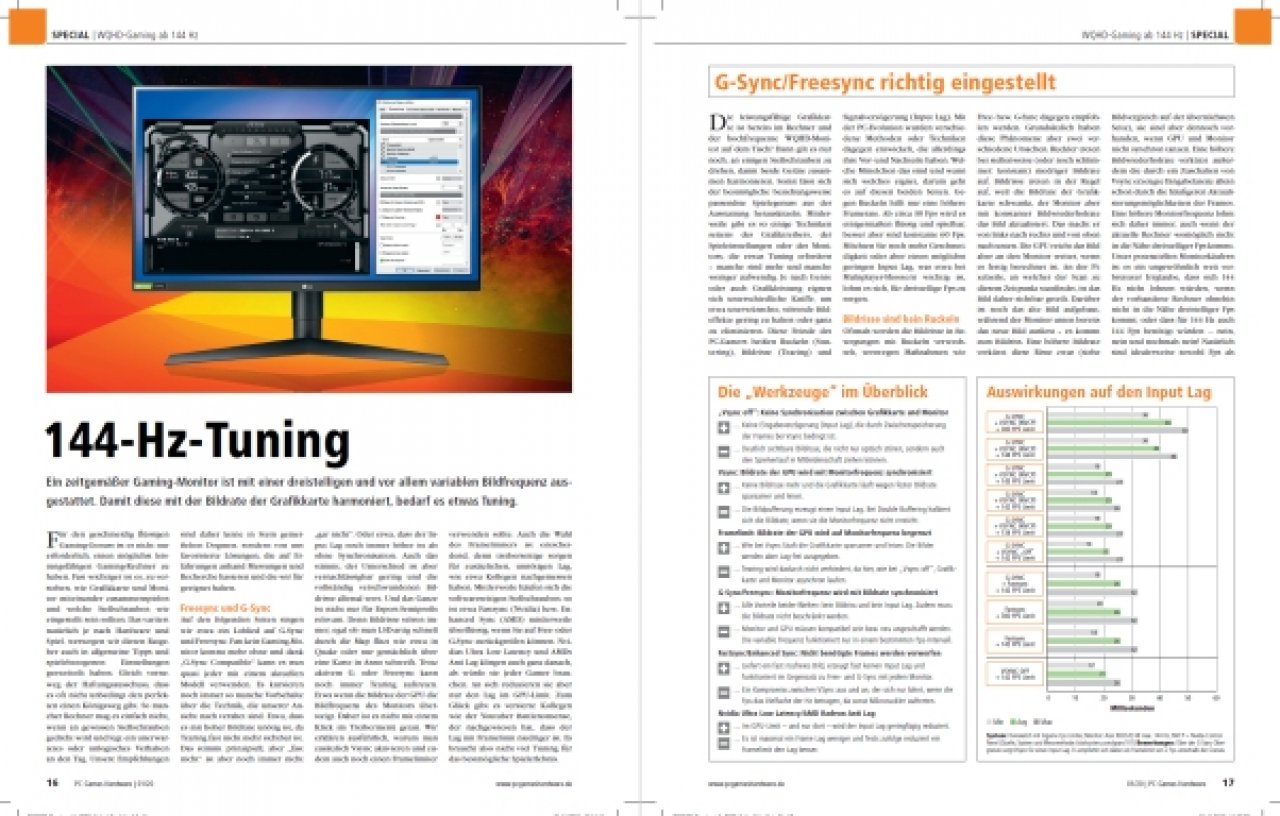 [28/11/2019] PCGH Ausgabe 01/2020 #231: 144-Hz-Tuning