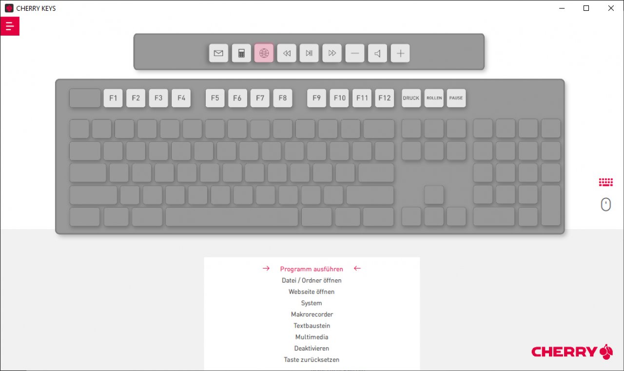 [27/11/2019] Cherry Keys: Software für hauseigene und fremde Tastaturen und Mäuse (3)