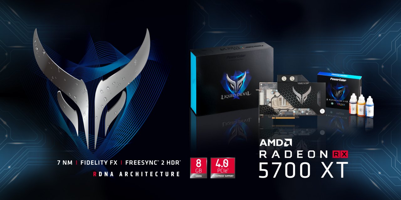[20/11/2019] Radeon RX 5700 XT 8GB Liquid Devil: 2.070 MHz Boost-Takt und EK-Kühler (9)