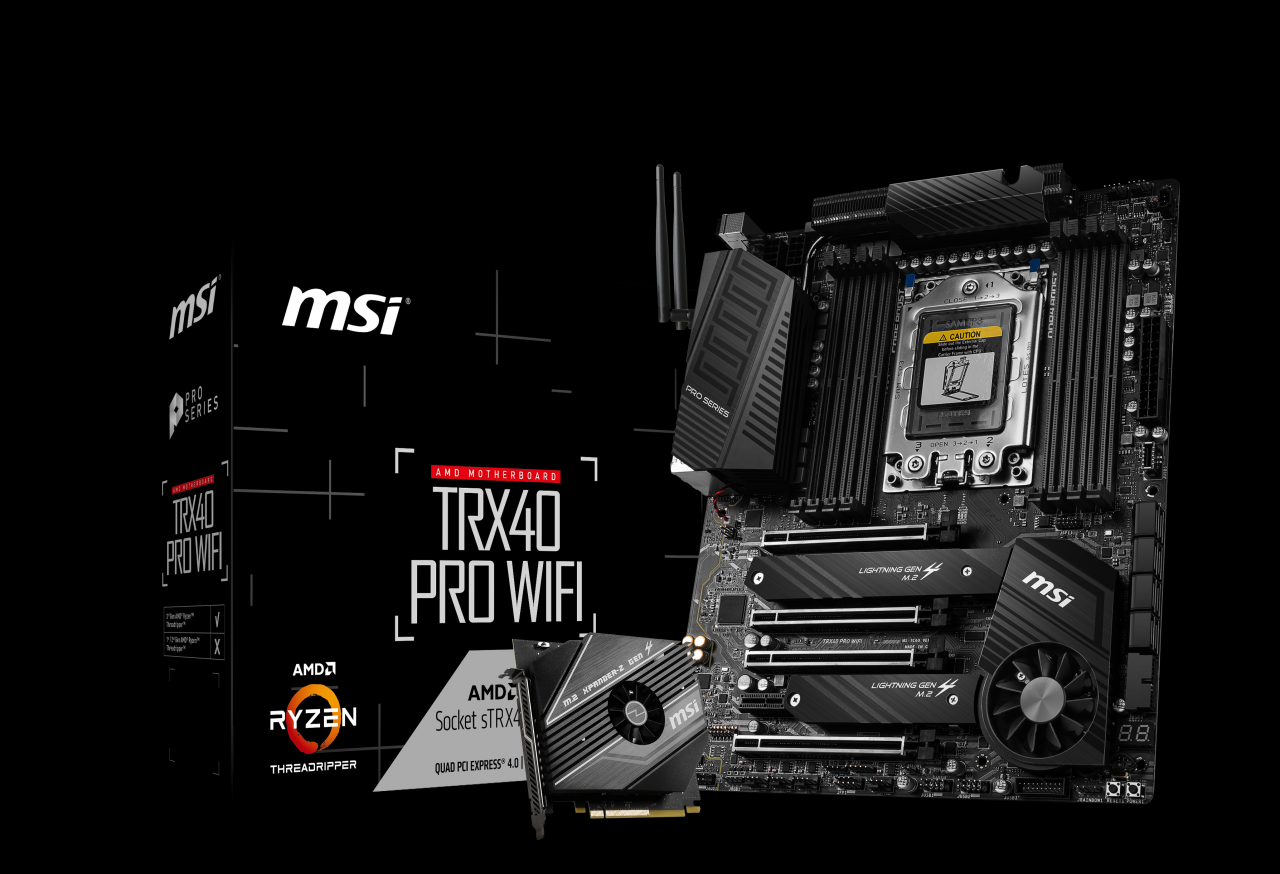 [09/11/2019] TRX40-Mainboards für Ryzen Threadripper 3000 kosten deutlich mehr als die Vorgänger (1)