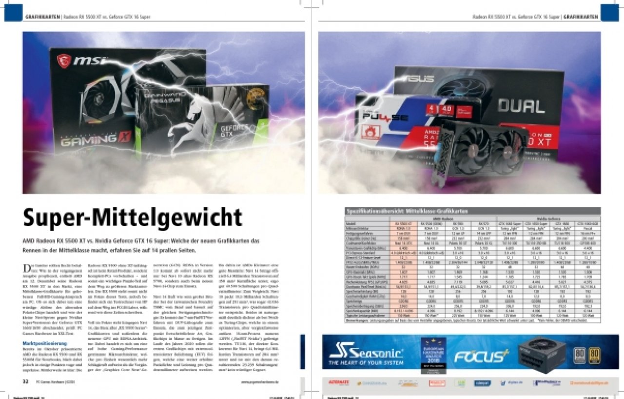 [18/12/2019] PCGH Ausgabe 232: GPU-Mittelklasse für 200 Euro