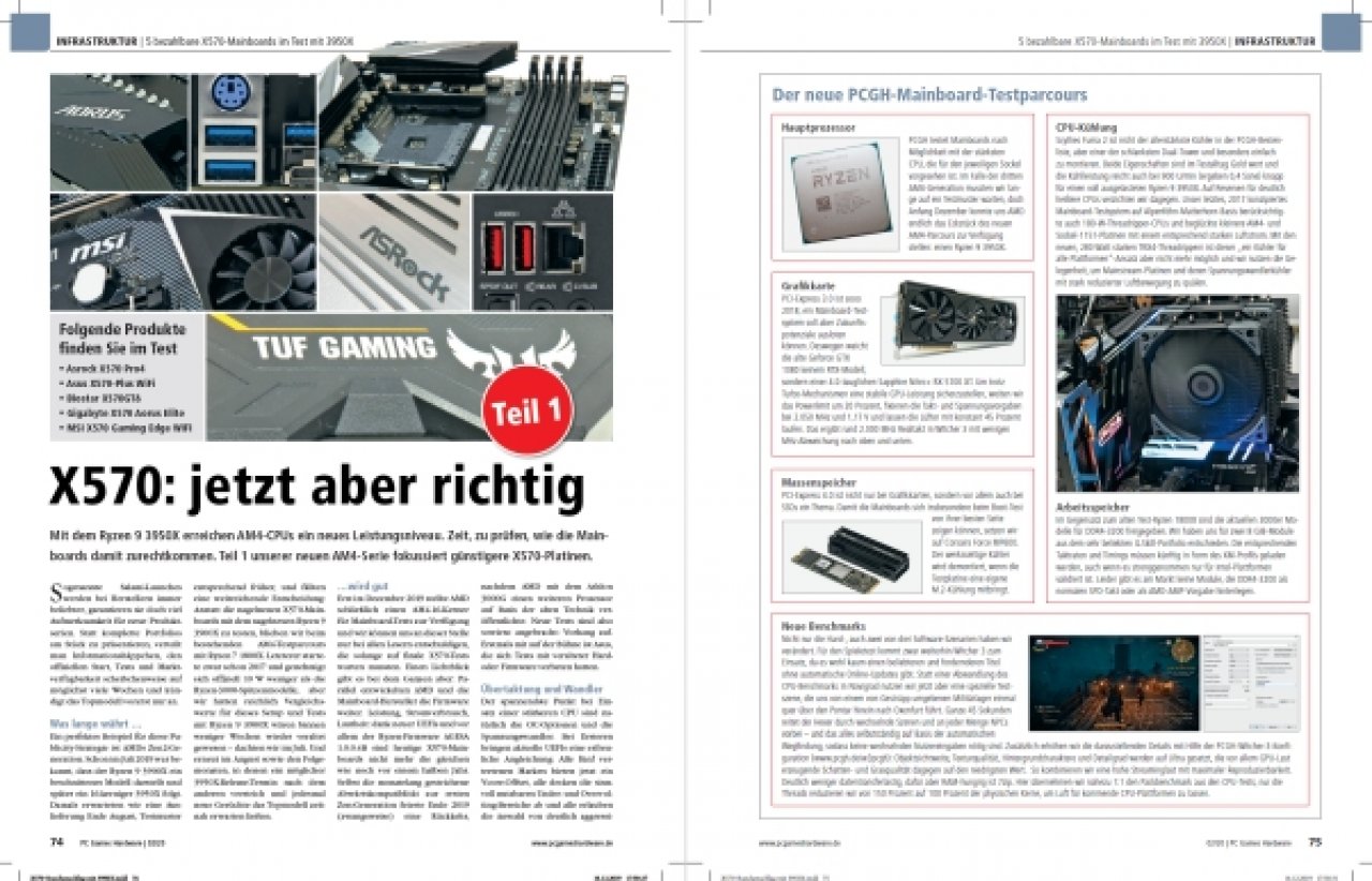 [18/12/2019] PCGH Ausgabe 232: Günstige X570-Boards