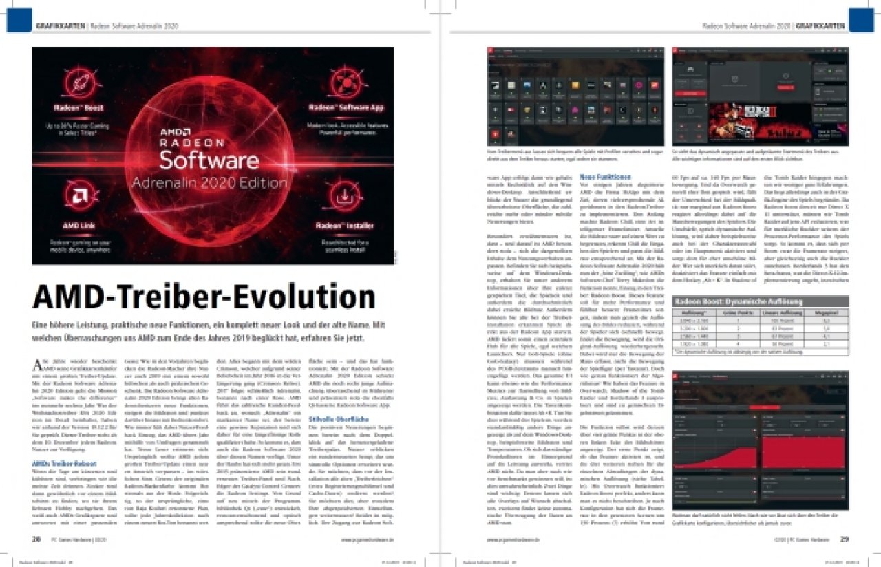 [18/12/2019] PCGH Ausgabe 232: AMD-Treiber
