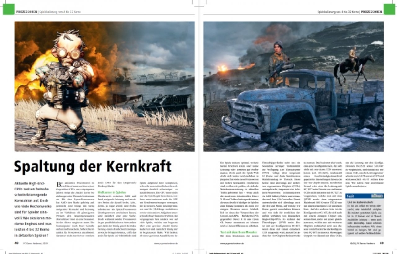[18/12/2019] PCGH Ausgabe 232: Kernskalierung