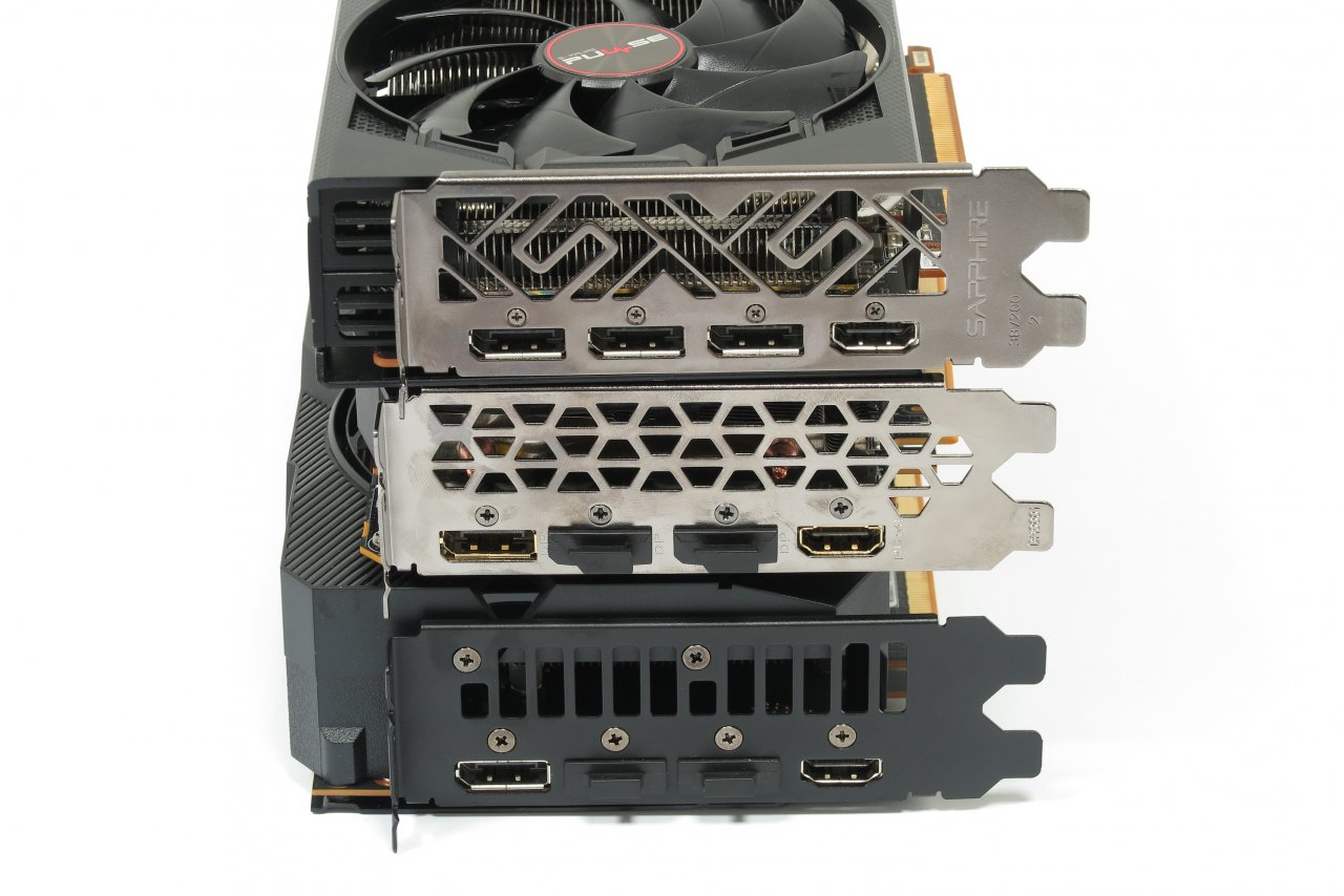 [11/12/2019] AMD Radeon RX 5500 XT: Display-Ausgänge der Custom-Designs