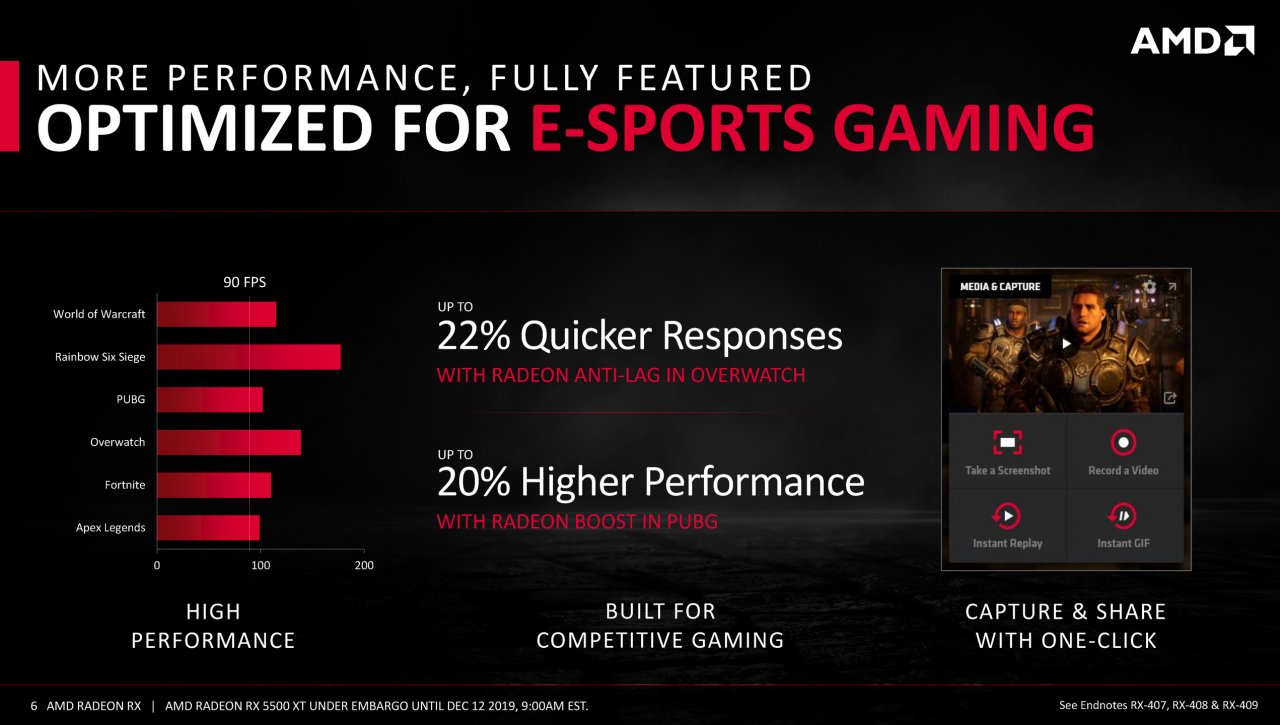 [12/12/2019] AMD Radeon RX 5500 XT Navi 14 Full presentation 6