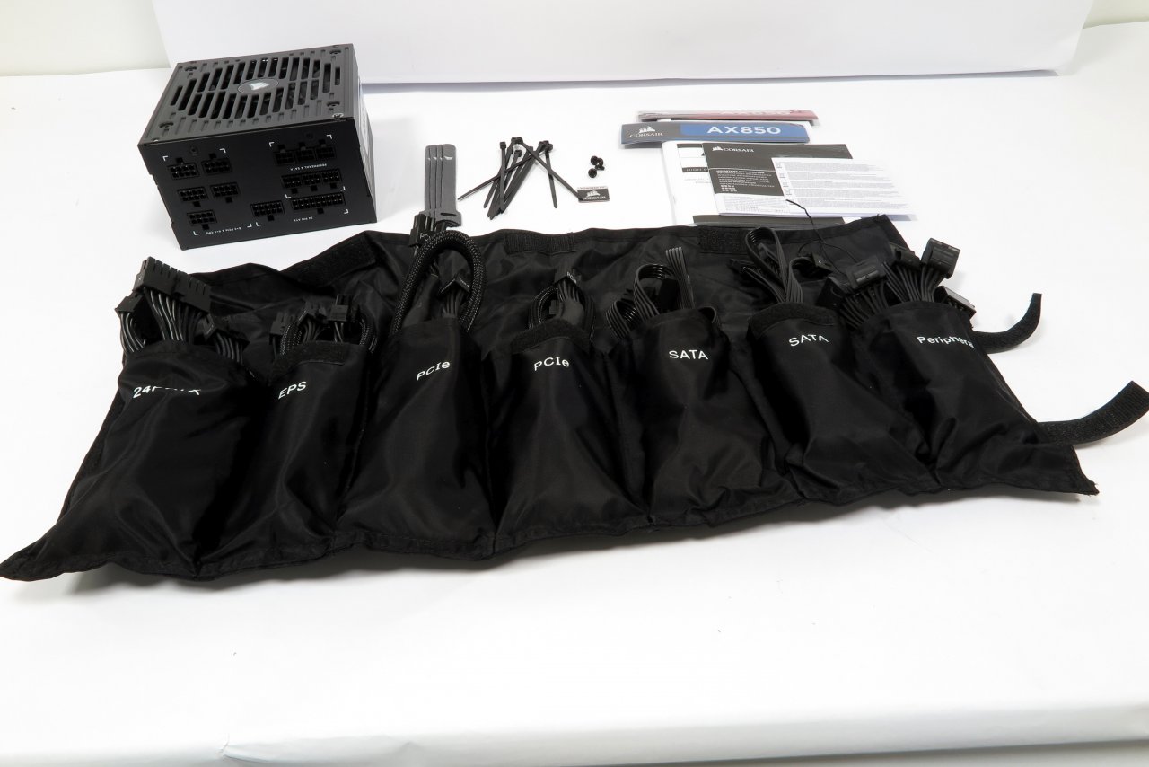 [20/12/2019] Corsair AX850 im Test - Ausstattung
