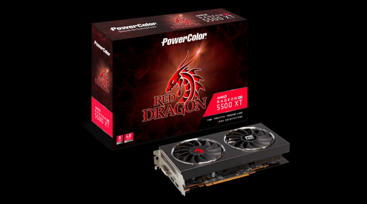 [12/12/2019] PowerColor RX5500XT 8GB Red Dragon 1