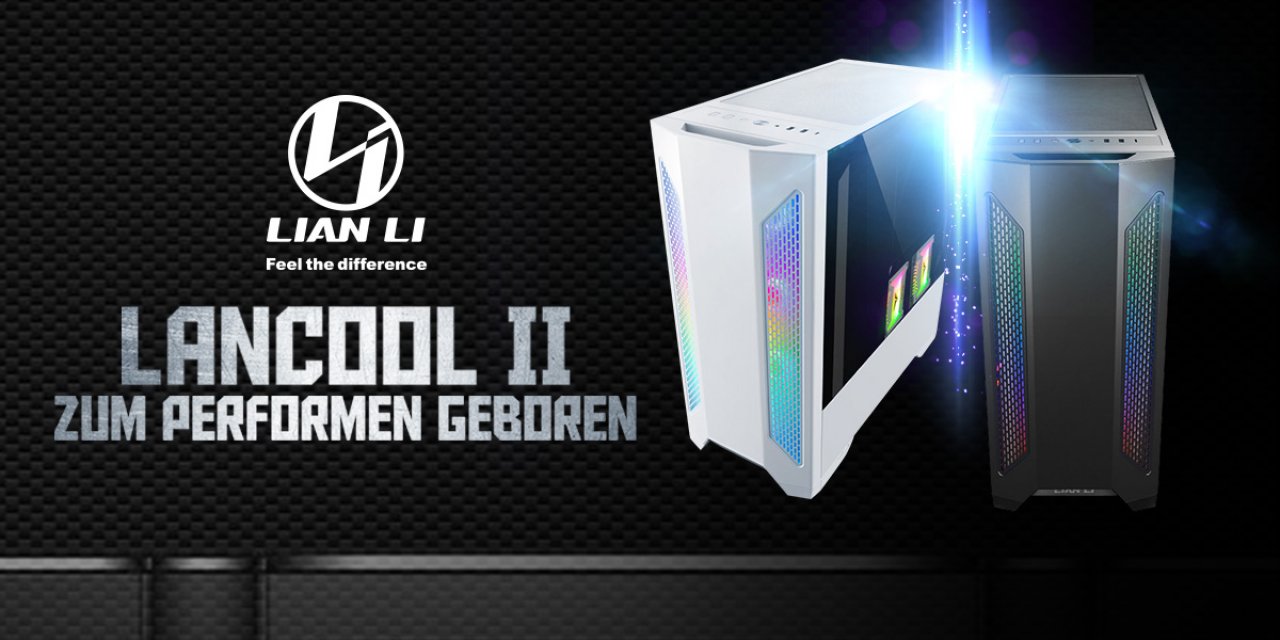 [10/12/2019] Lian Li LANCOOL II: Neues Gehäuse mit RGB-LED-Beleuchtung und Temperglas-Seitentüren
