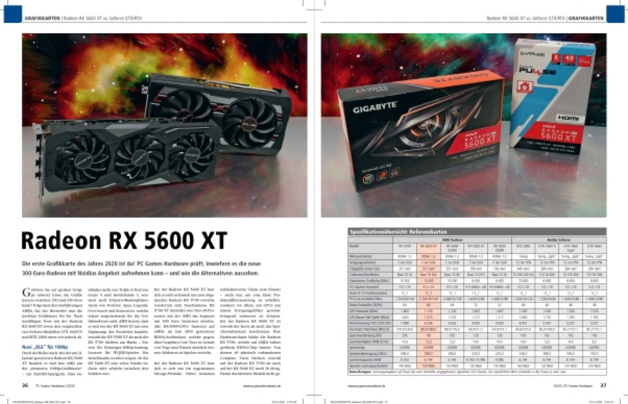 [28/01/2020] PCGH 03/2020 Ausgabe #233 -&nbsp; Radeon RX 5600 XT im Test