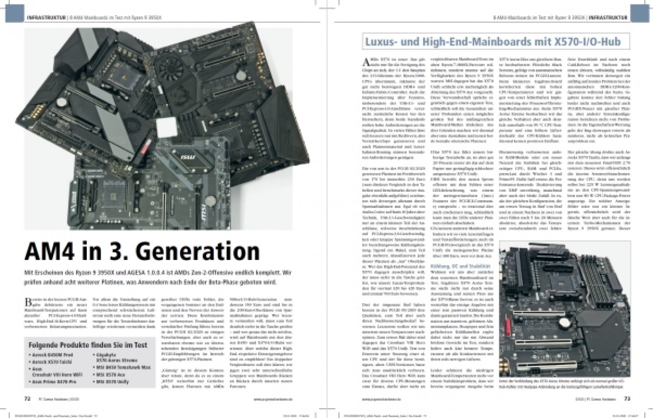 [28/01/2020] PCGH 03/2020 Ausgabe #233 -&nbsp; Mainboard-Test