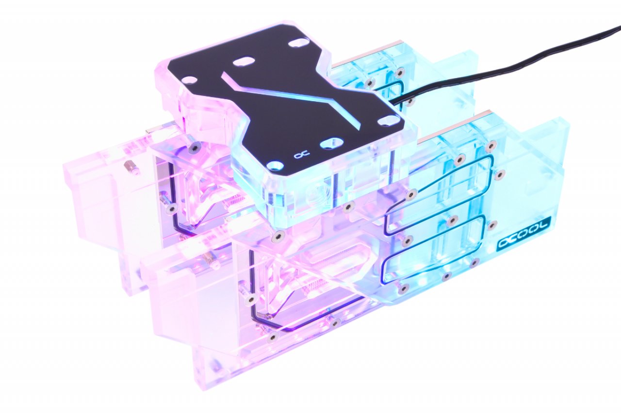[24/01/2020] Alphacool Aurora GPX SLI Connector Dual X4 Plexi (11)