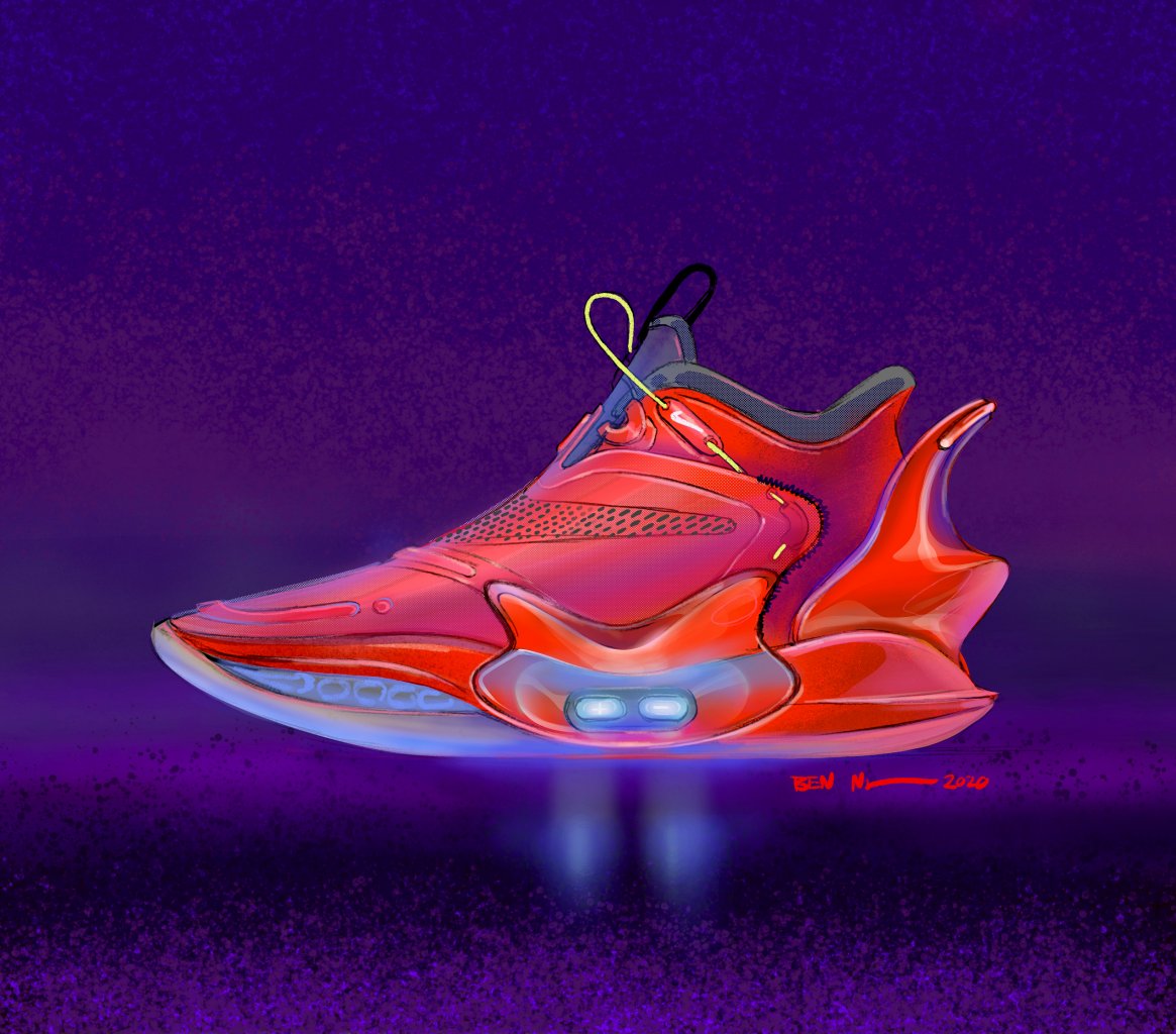 [27/01/2020] NikeNews NikeAdaptBB2.0 Sketches RED LATERAL 93562