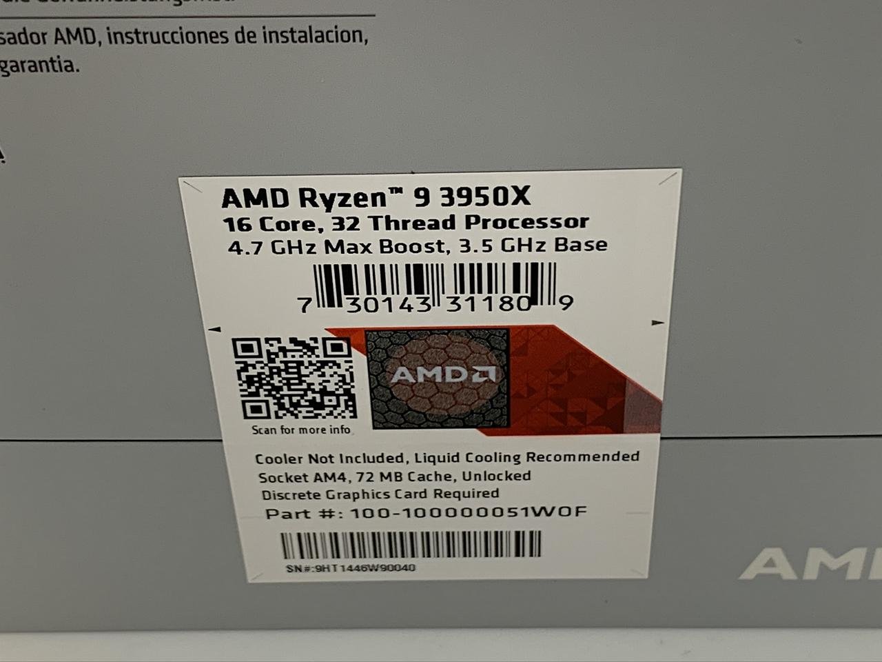 [25/01/2020] Update vom 25.01.2020: Ryzen 9 3950X von Snowhack