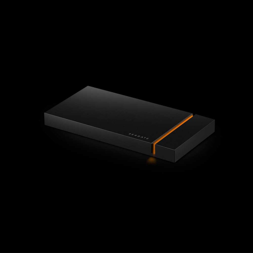 [10/01/2020] Seagate FireCuda Gaming SSD Left Orange Dark 1000x1000