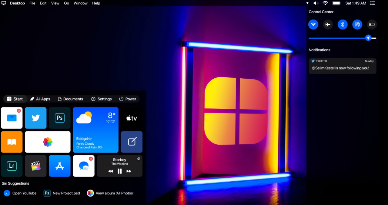 [03/01/2020] Windows 10 von Apple: Designer zeigt Interpretation (1)