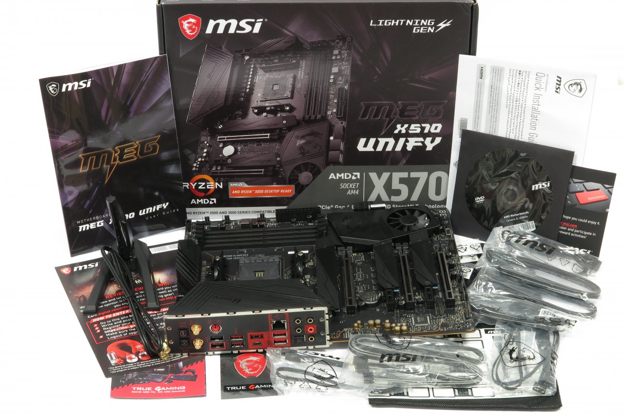 [07/02/2020] MSI X570 Unify: Packungsinhalt