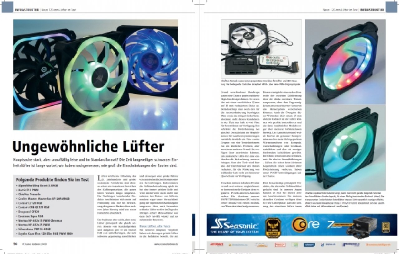 [26/02/2020] PCGH Ausgabe 234 -&nbsp; Torstens 120-mm-Fans