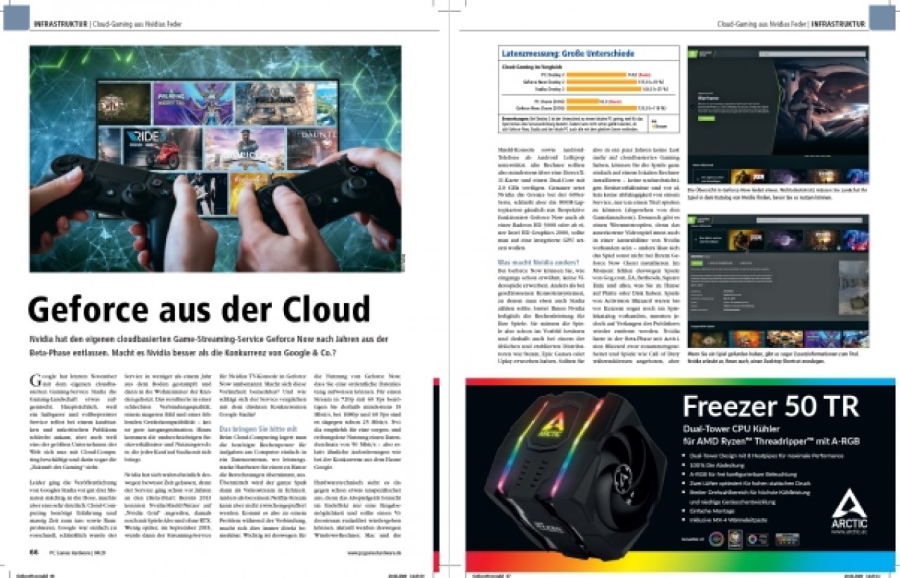 [26/02/2020] PCGH Ausgabe 234 -&nbsp; Geforce Now