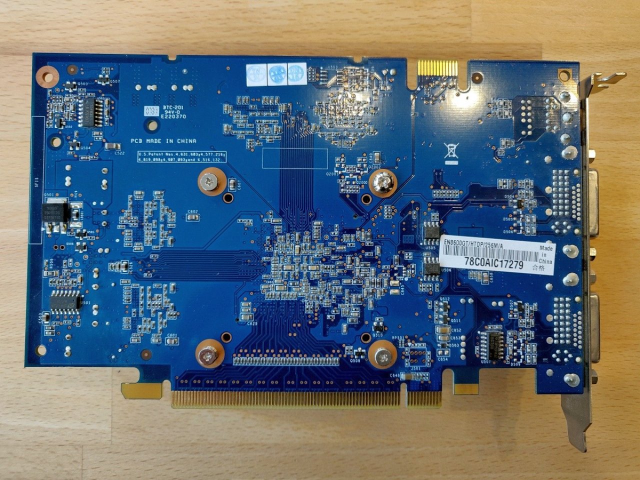 [21/02/2020] Update vom 22.02.2020: Grafikkarte von fisch@namenssuche (Asus Nvidia 8600 GT, PCIe, 256 MB GDDR3)
